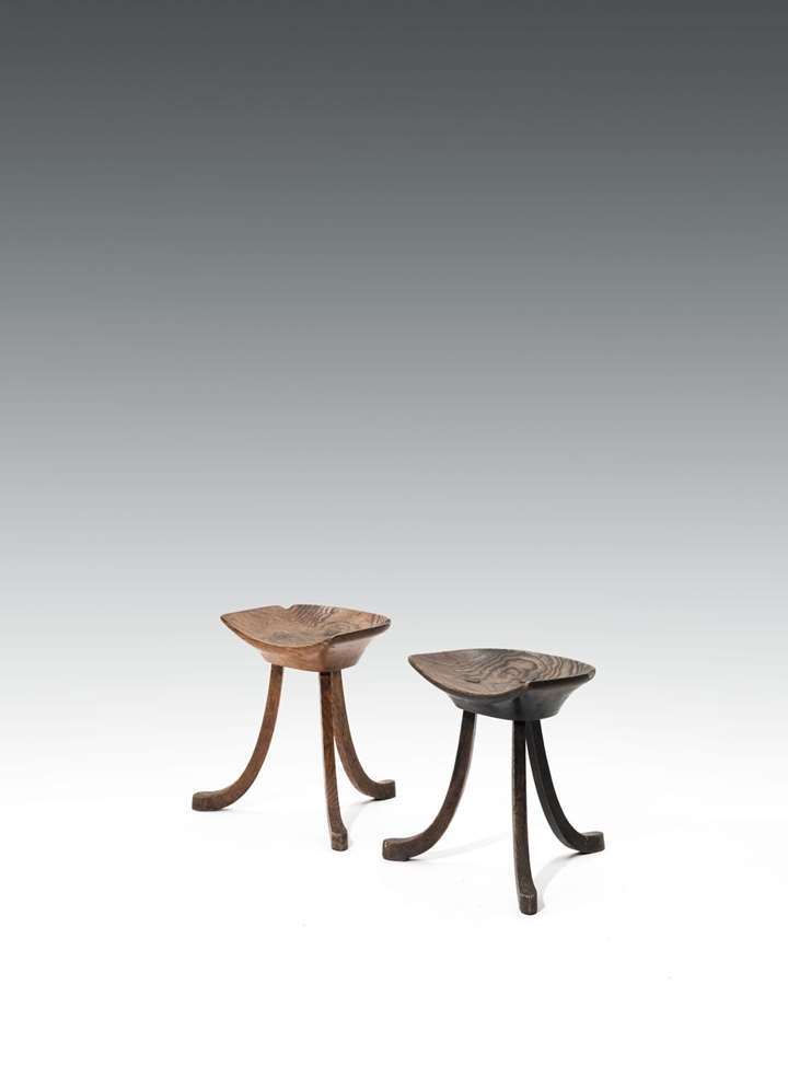 A PAIR OF THEBEN STOOLS